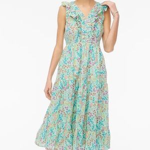 NWT Jcrew Factory Fresh Spearmint multi dress.